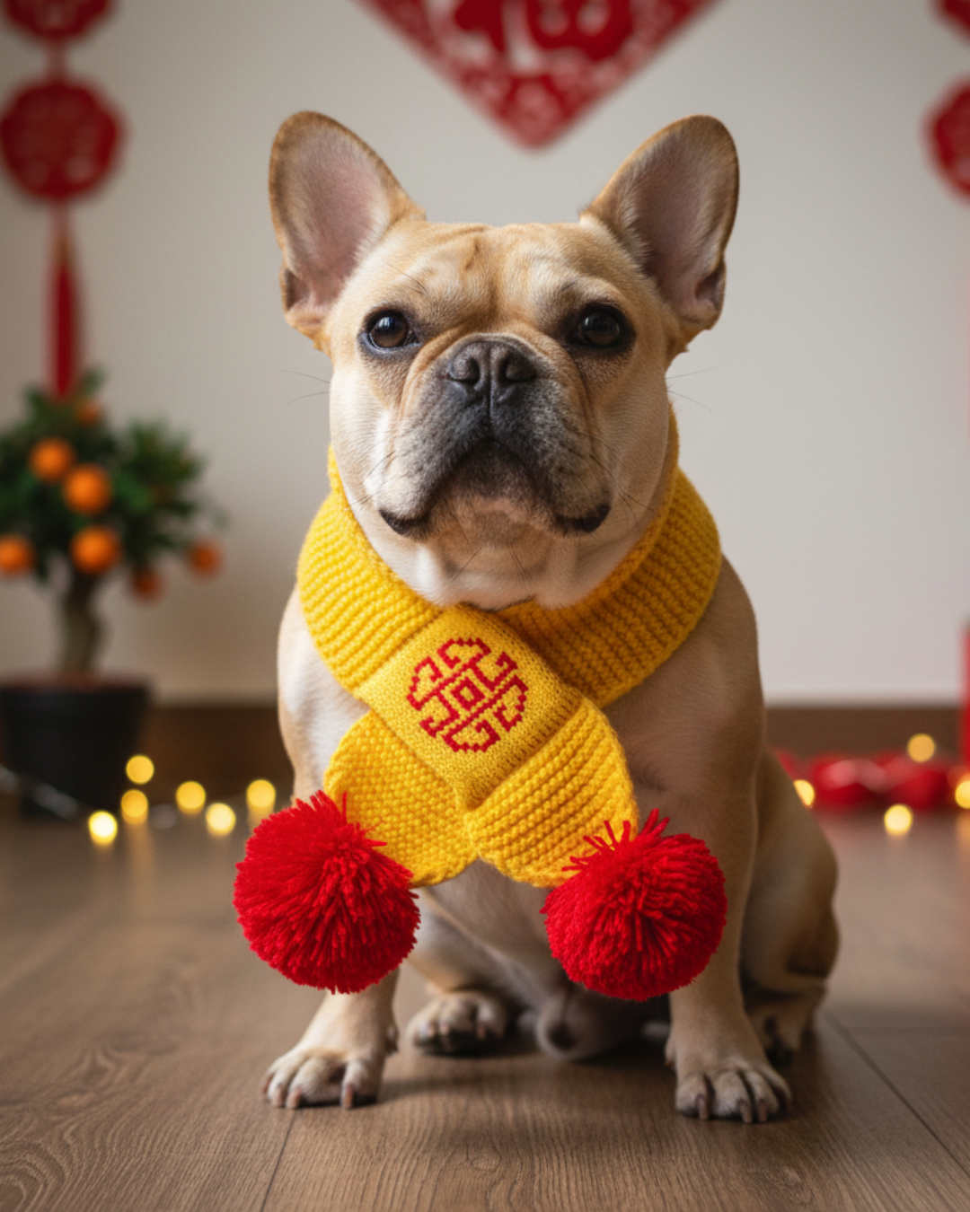 Chinese New Year Scarf- Yellow T912Y