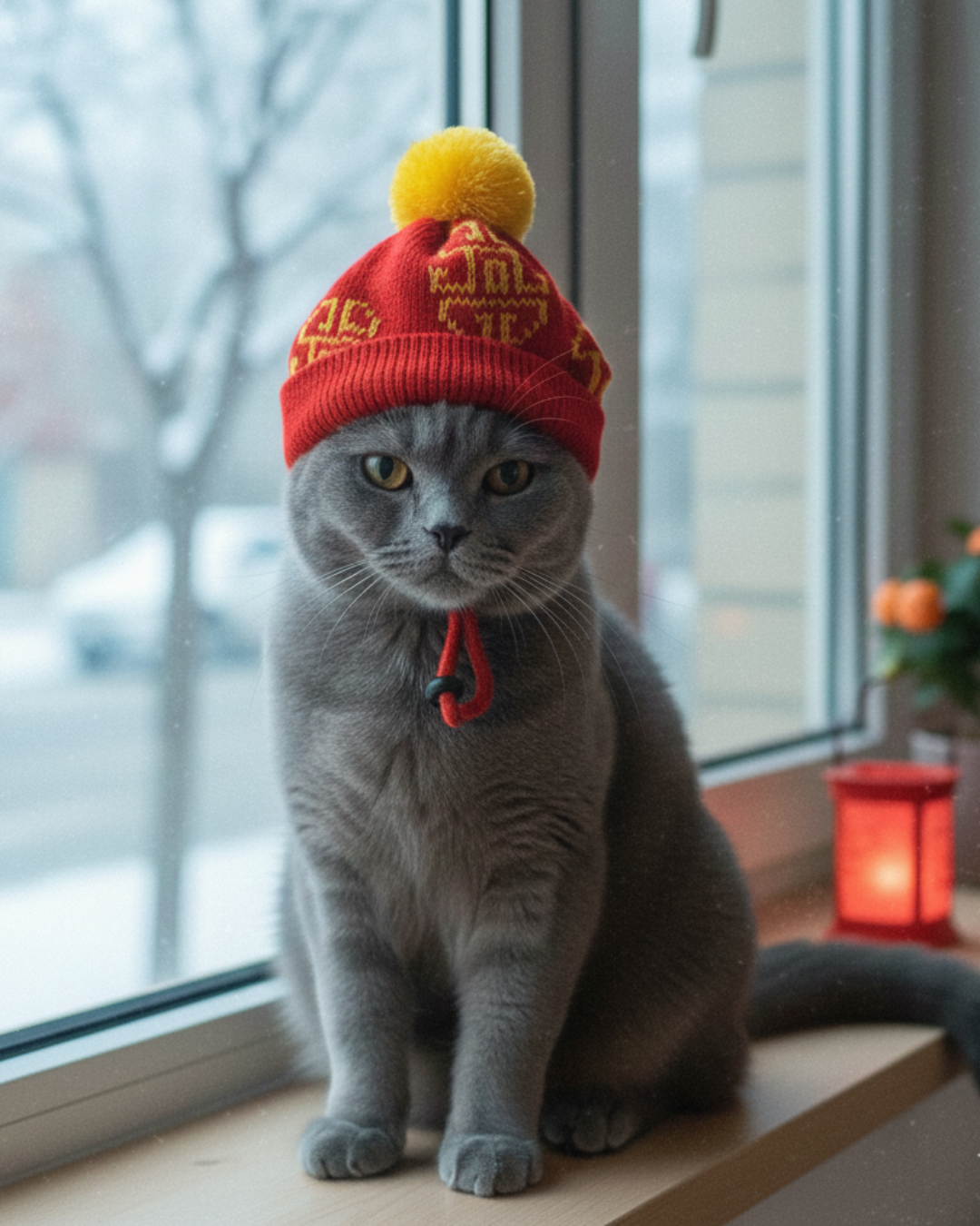 Chinese New Year Hat- Red C909R