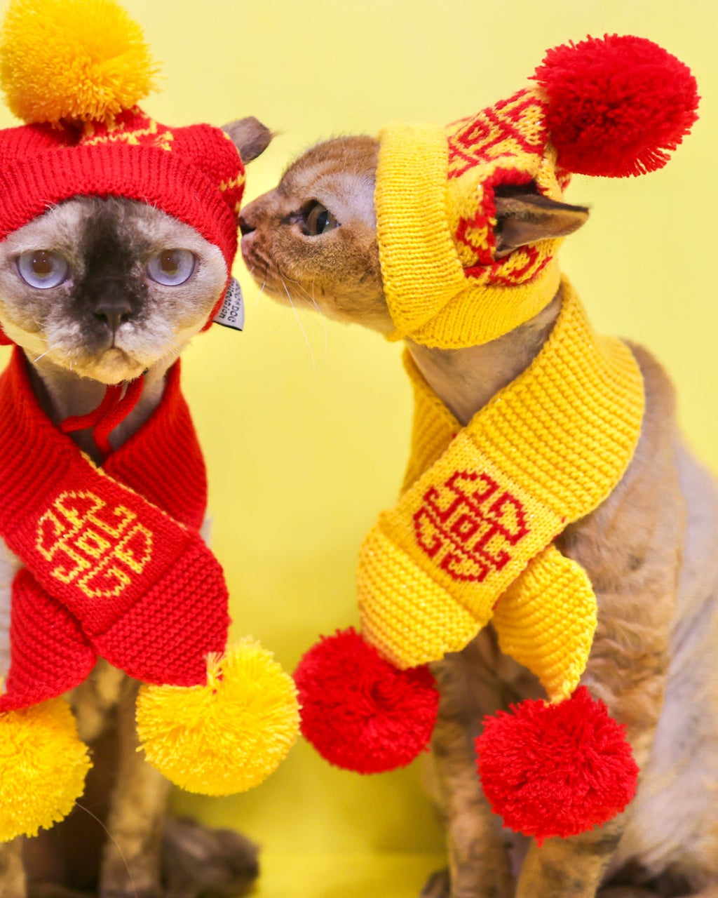Chinese New Year Scarf- Yellow T912Y