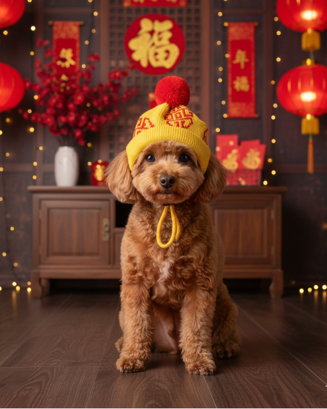 Chinese New Year Hat- Yellow C910Y