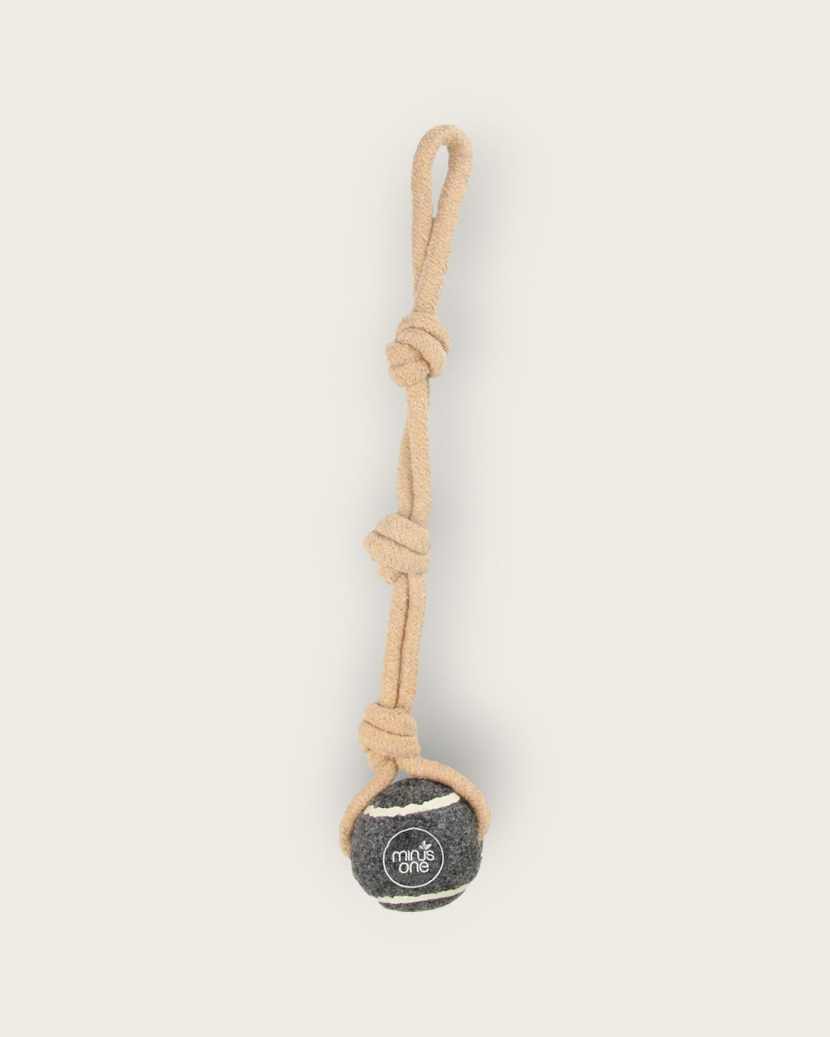 Dog Tennis Ball Rope Toy - Single