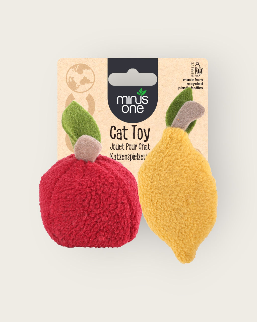 Fruit Cat Toys - Lemon & Apple