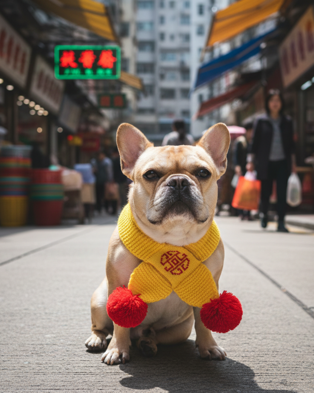 Chinese New Year Scarf- Yellow T912Y