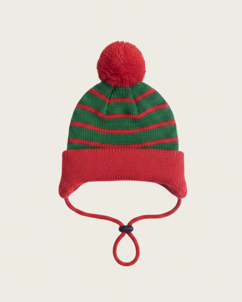 Striped Holly-Pom hats C902GN