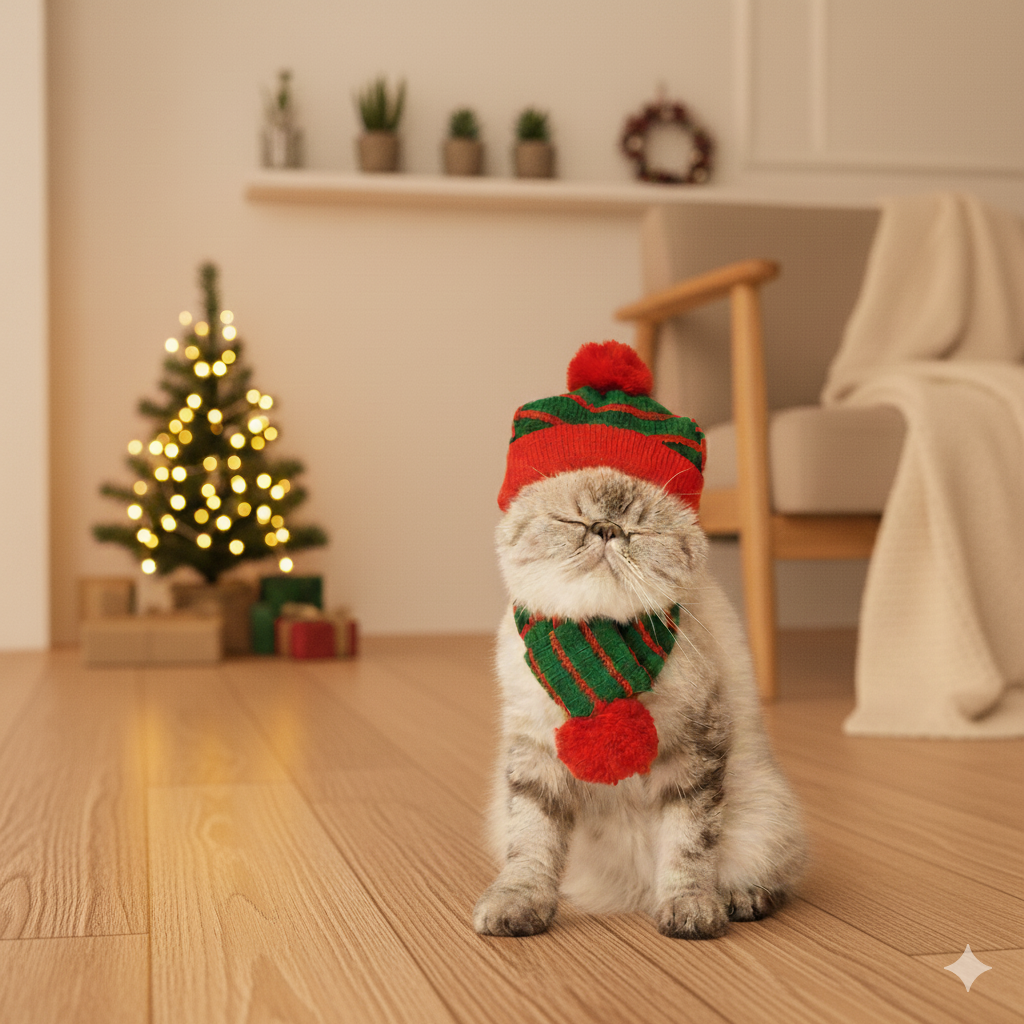 Striped Holly-Pom hats C902GN