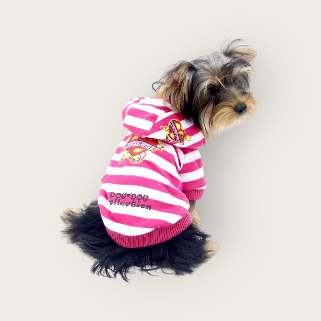 Bonnie Striped Hoodie - Pink S331PK