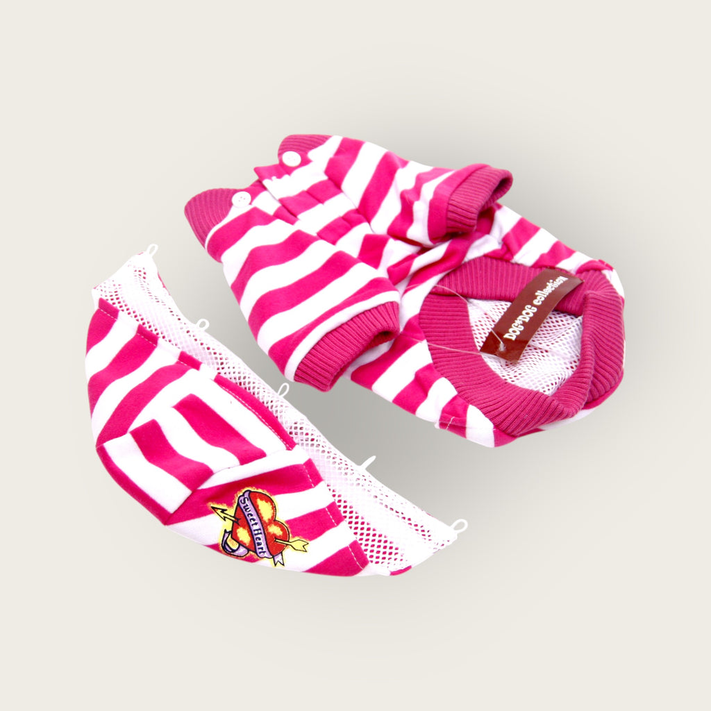 Bonnie Striped Hoodie - Pink S331PK