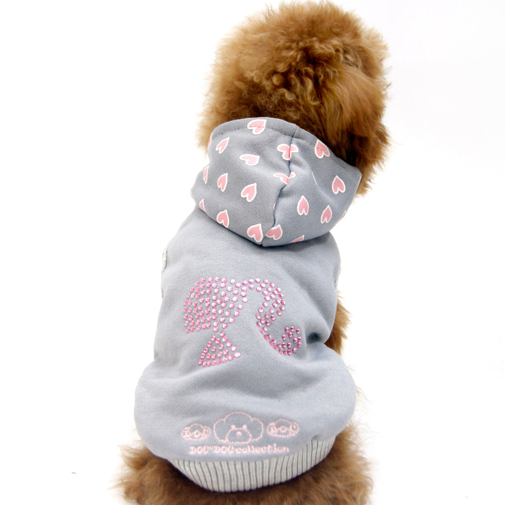 Priscila Hooded Vest-gray S332GY