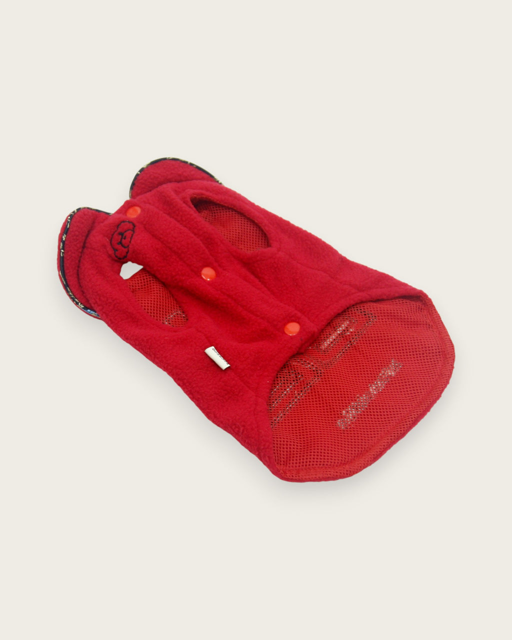 embroidered shirt red S363R