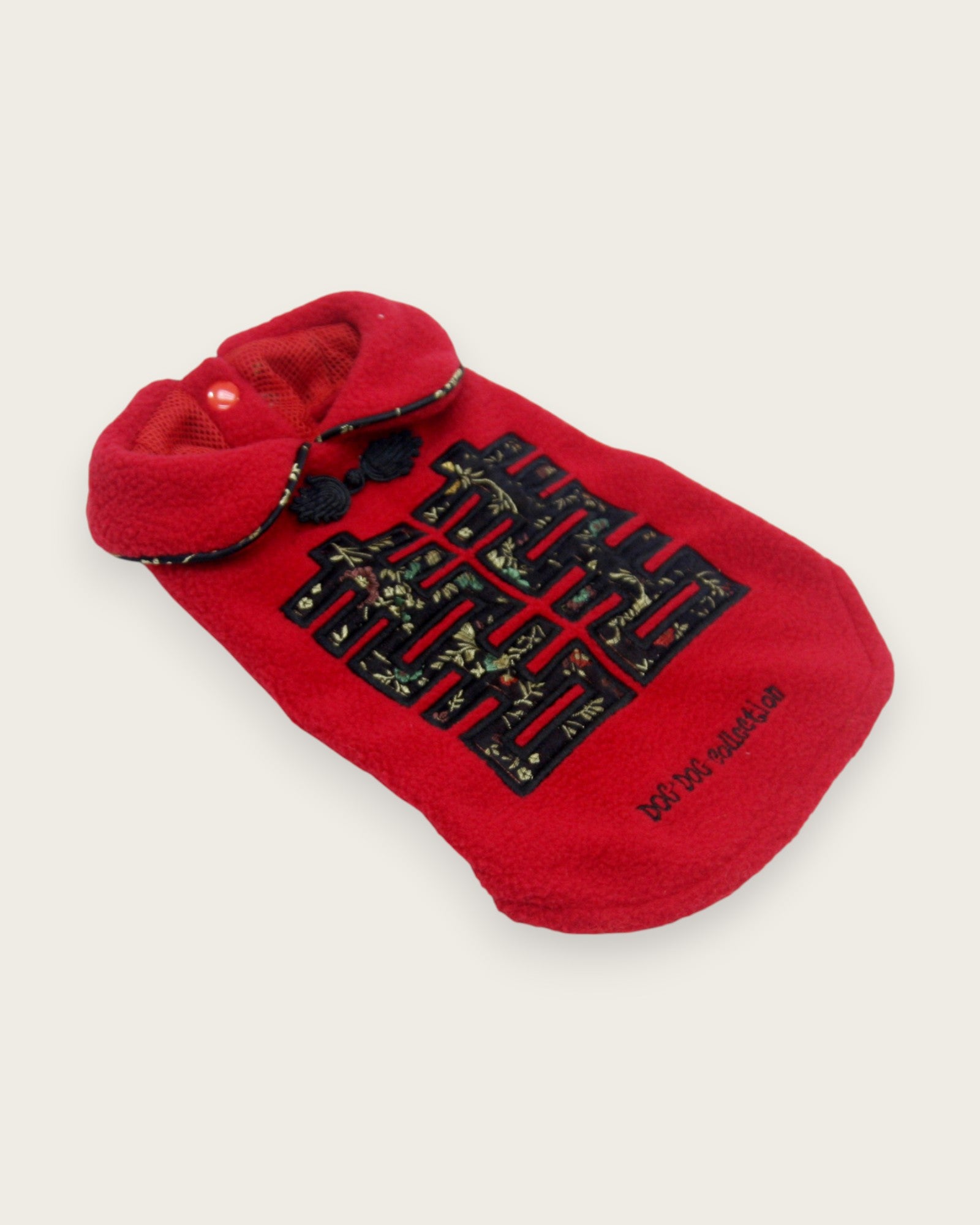 embroidered shirt red S363R