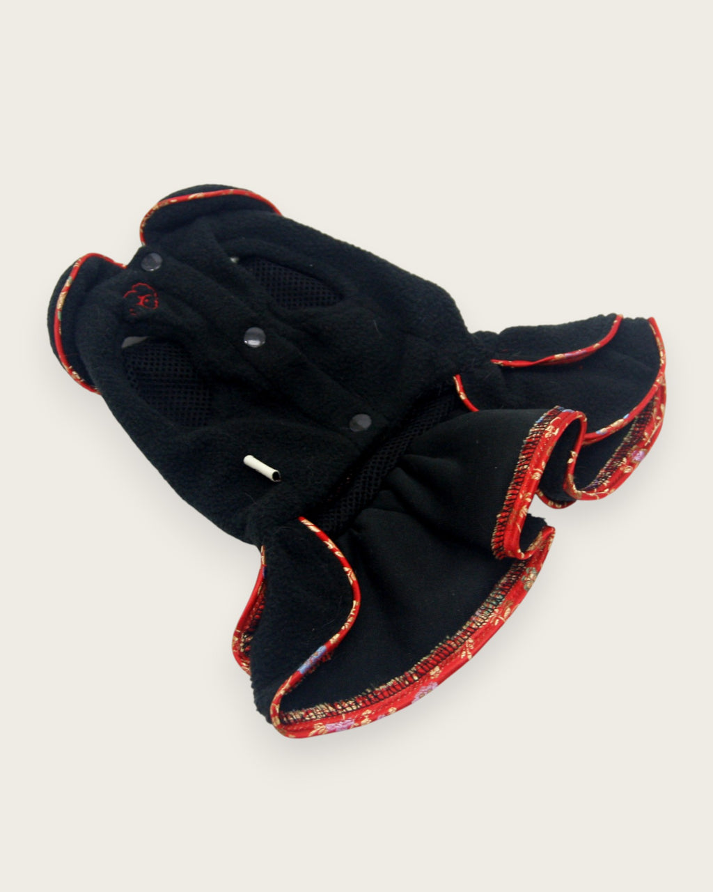 Double Happiness Fleece Dog Dress S364BK