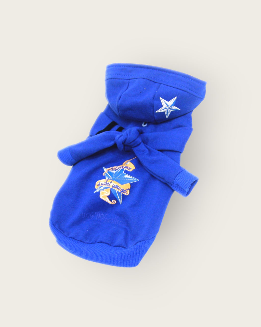 Fake Sleeve Printed Star Shirt - Blue S401BL