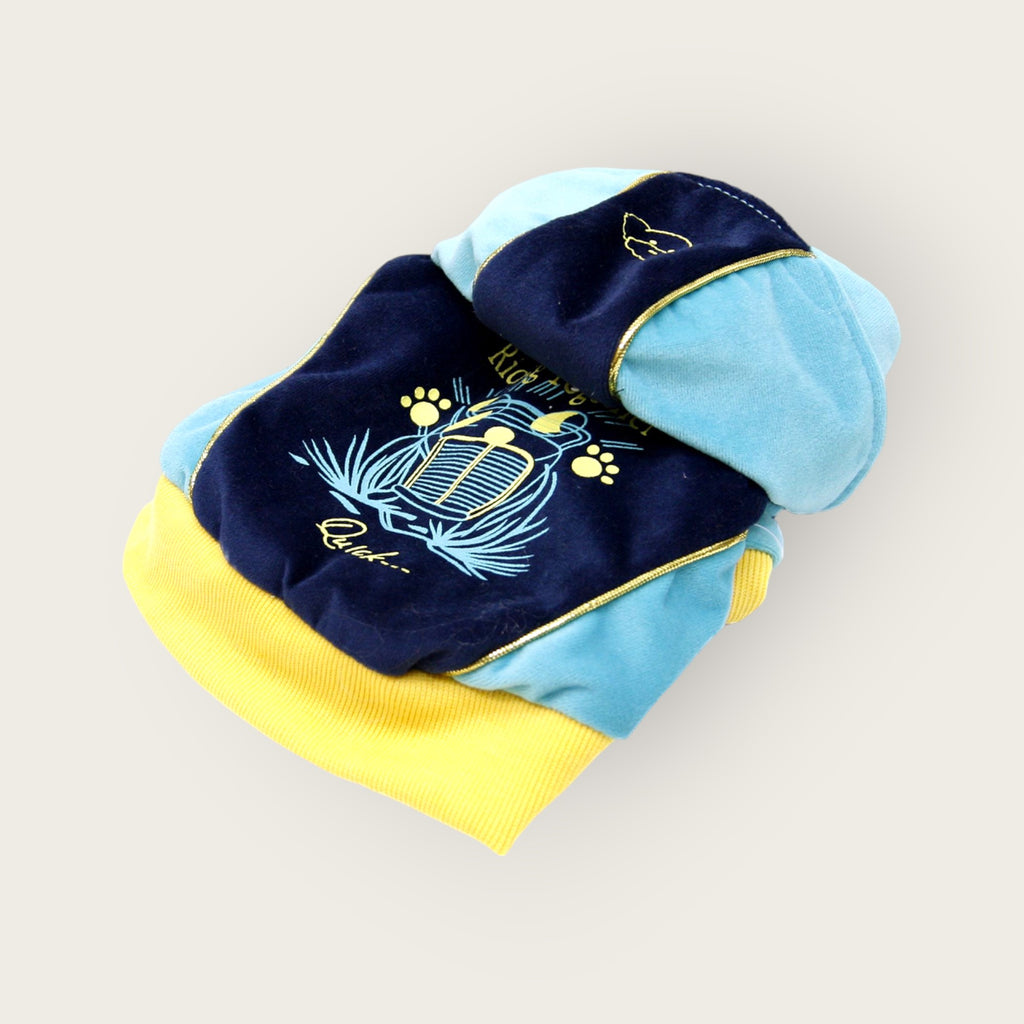Crown Print Tee - Blue S470BL