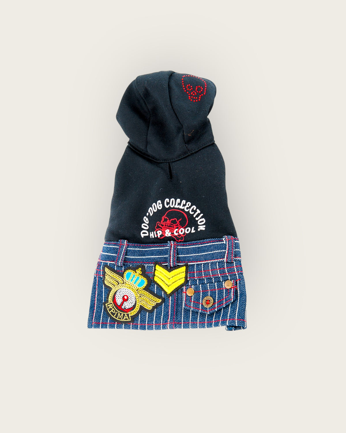 Hip & Cool Tee + Denim Skirt S472BK