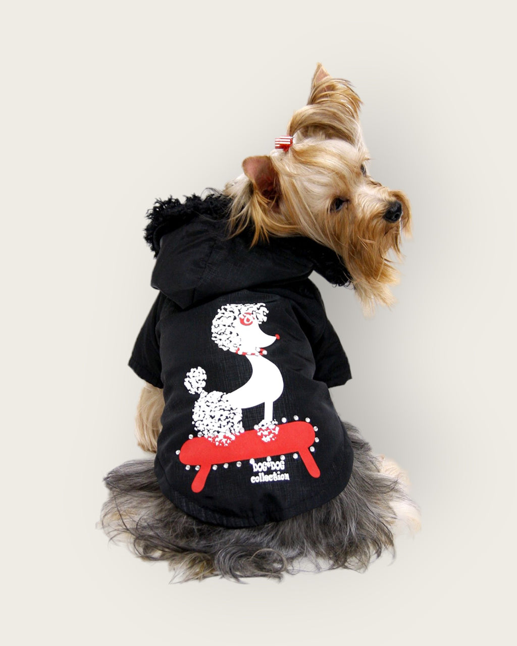 Printed Lady Dog Quilt - Black S479BK