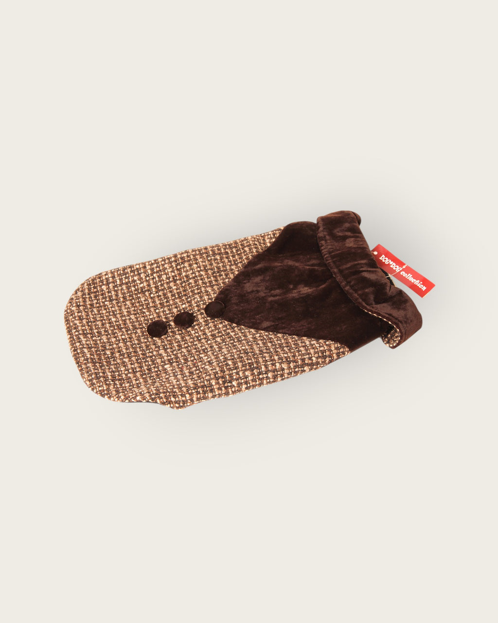 Brown Velvet Tweed - S487BN