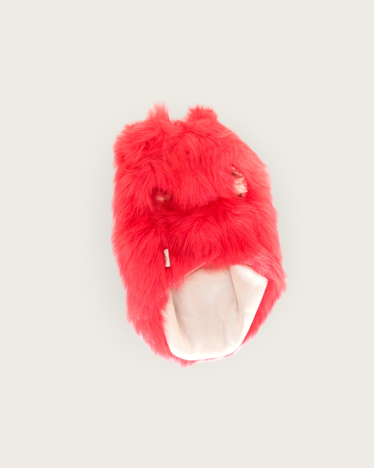 Faux Fur Coat - Red S602RD
