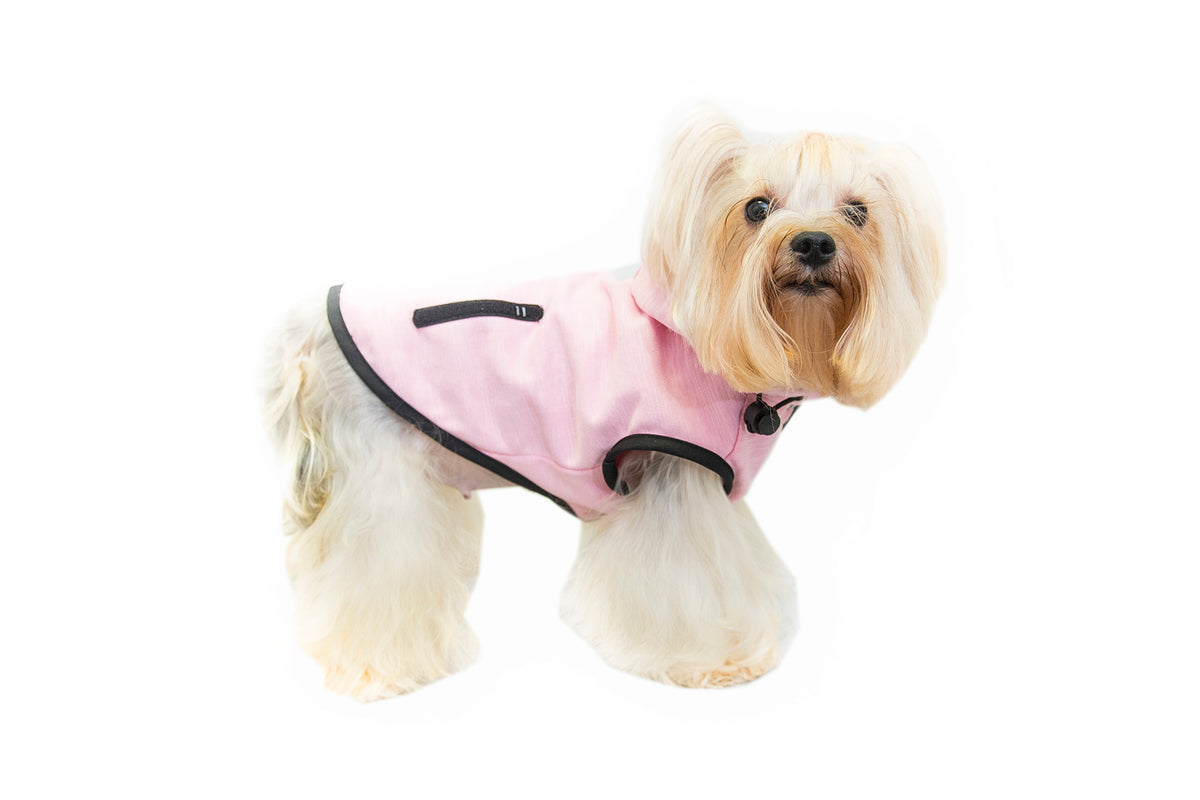 black edge DDC hooded sweatshirt - Pink S614PK
