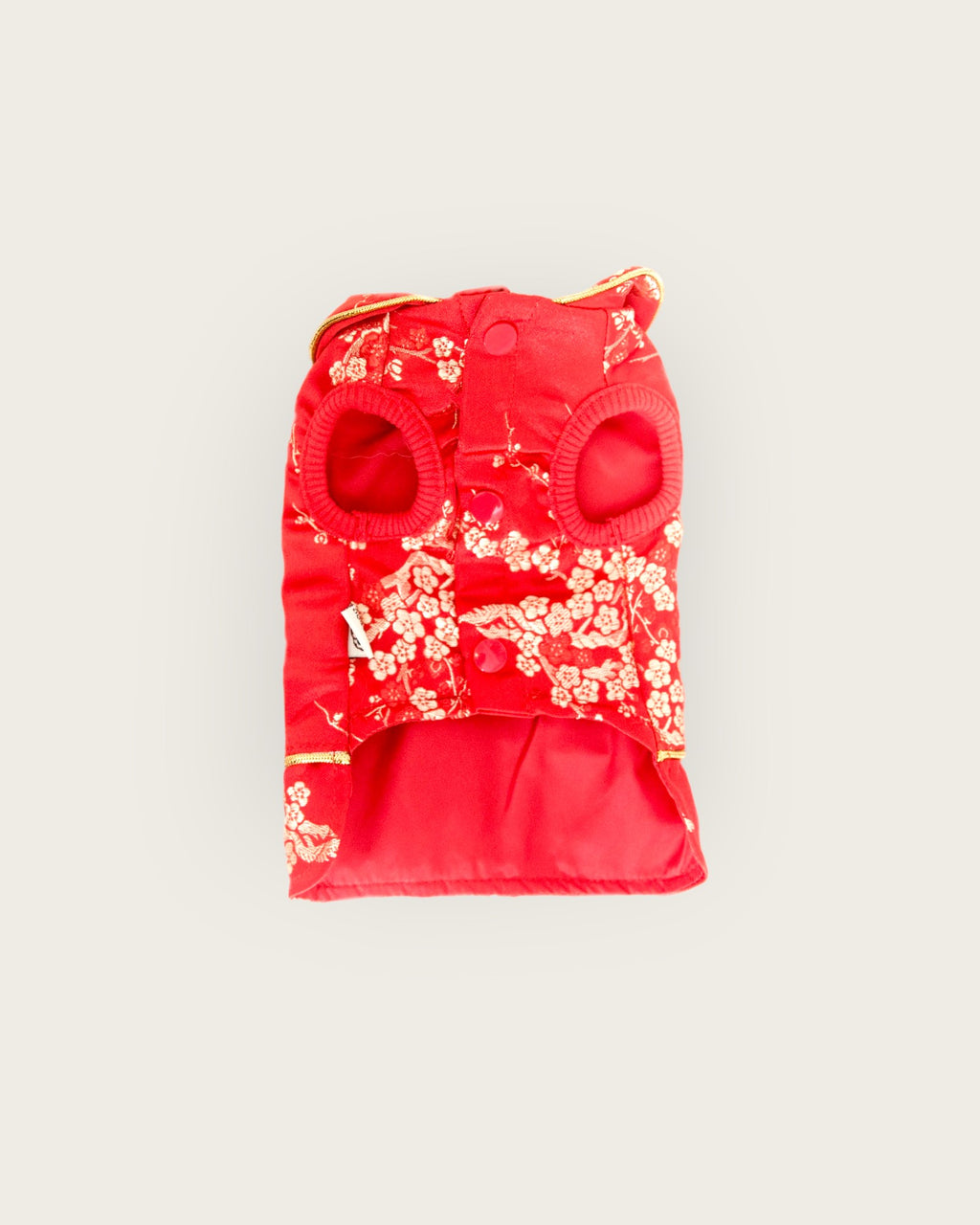 Pet Brocade Dress Red S642RD