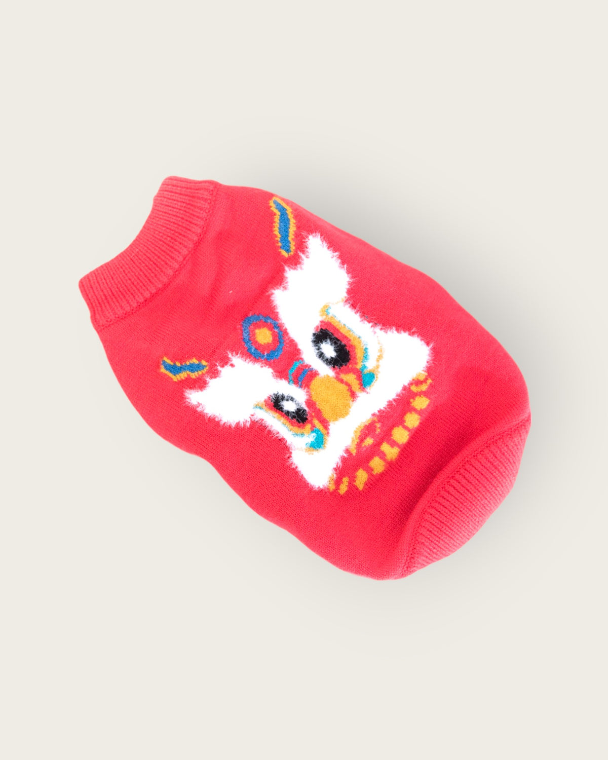 寵物賀歲獅頭冷衫 紅色 S644RD