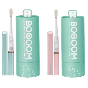BOOOOM Sonic Vibration Toothbrush for Pets