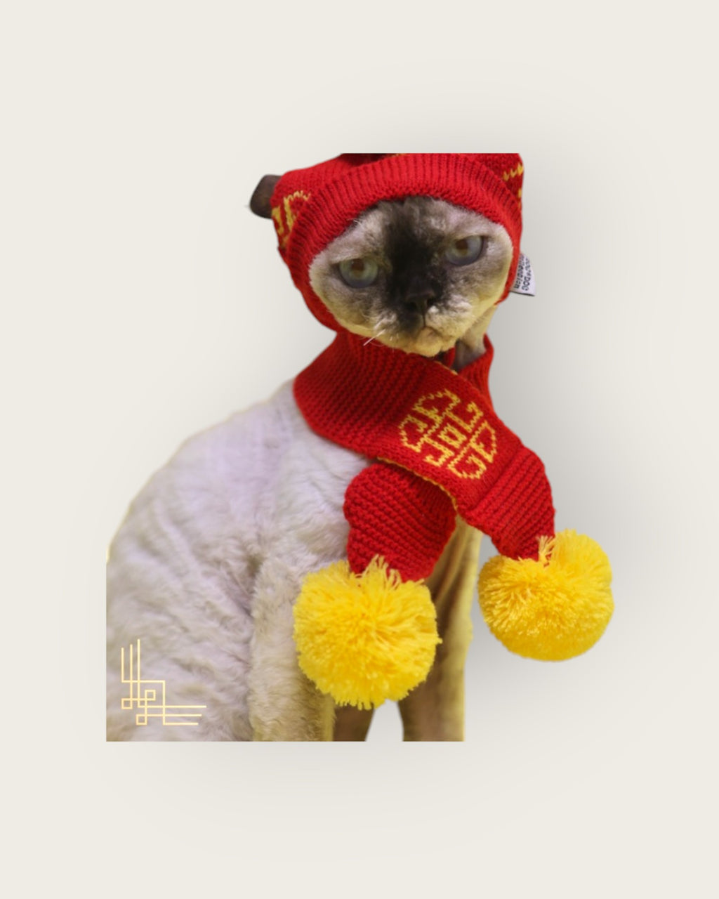 Chinese New Year Scarf- Red T911R