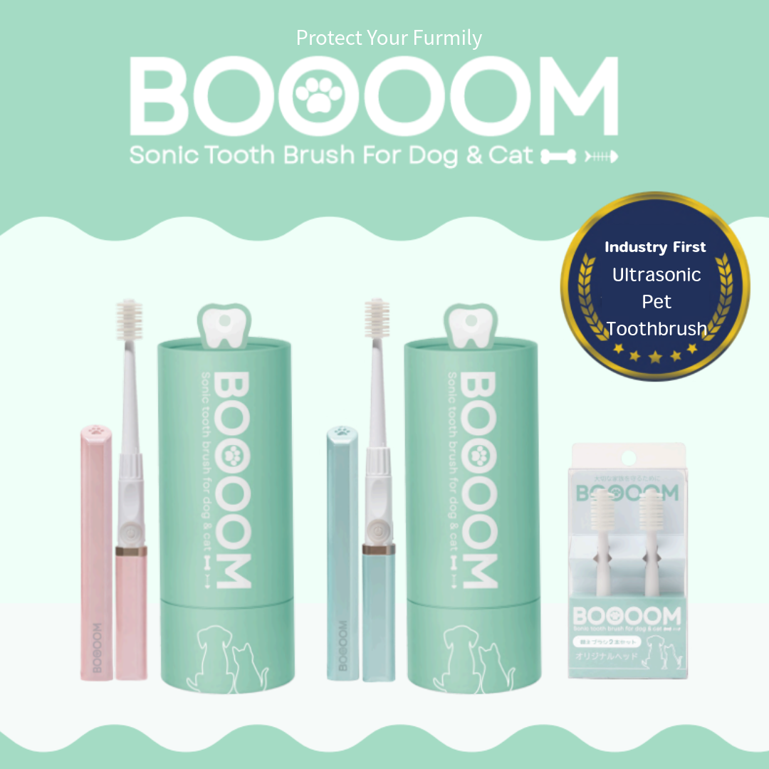 BOOOOM Sonic Vibration Toothbrush for Pets