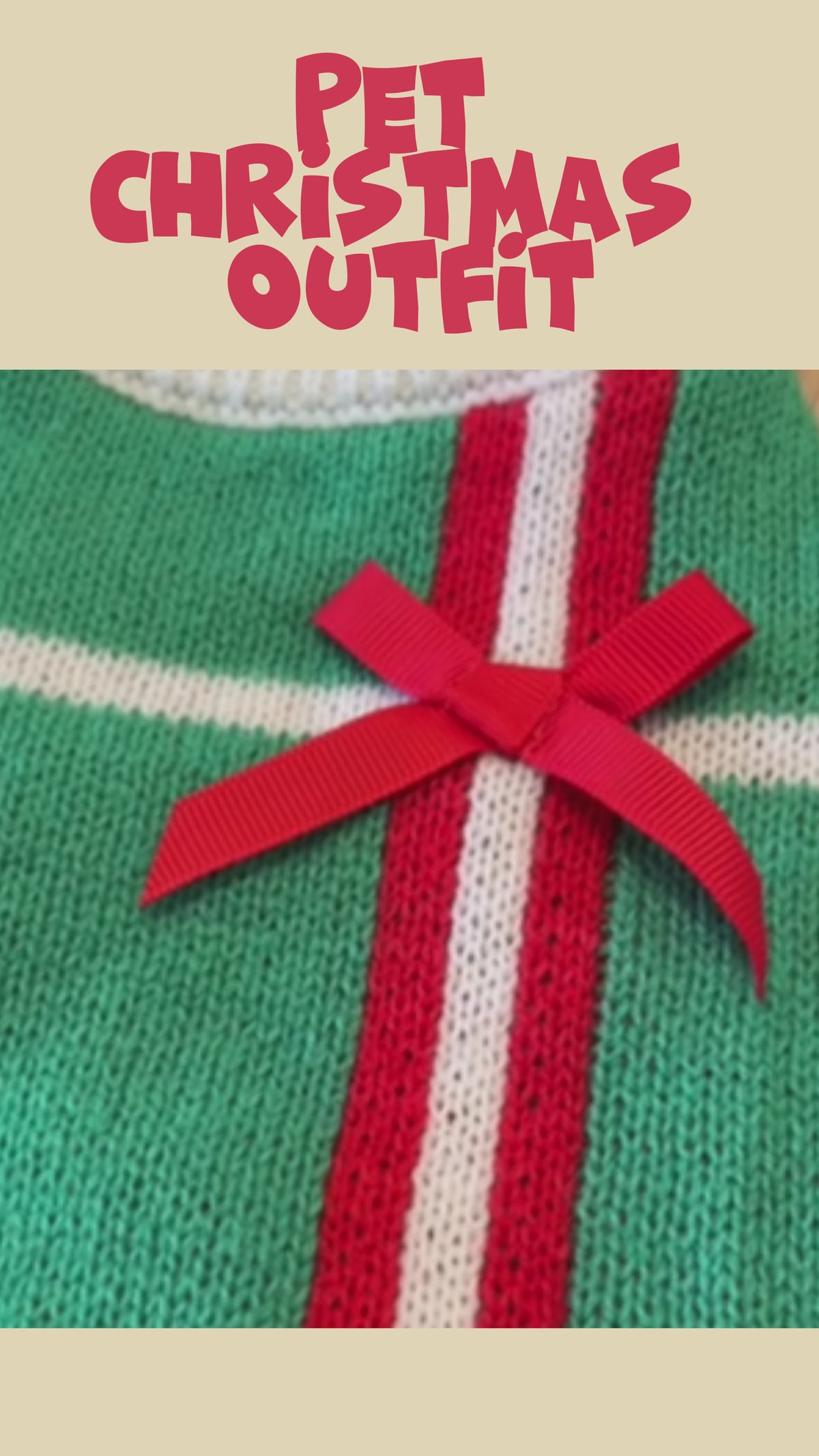 Pet Christmas Gift Sweater S638GN