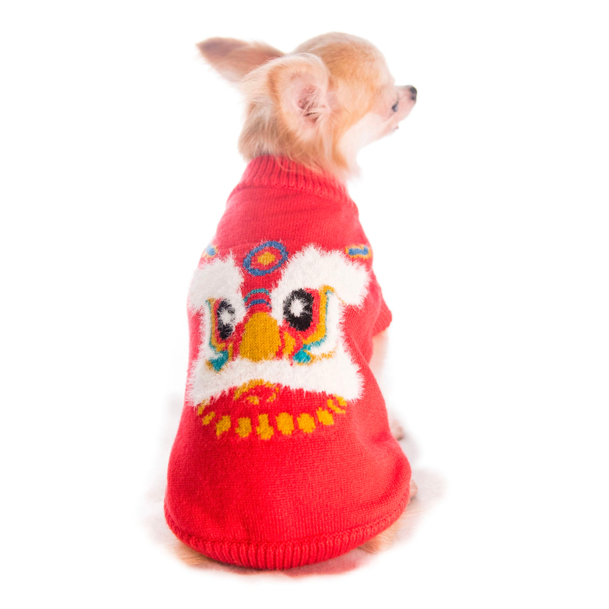 Pet Sweater Chinese New Year Lion Wake Pattern S644RD